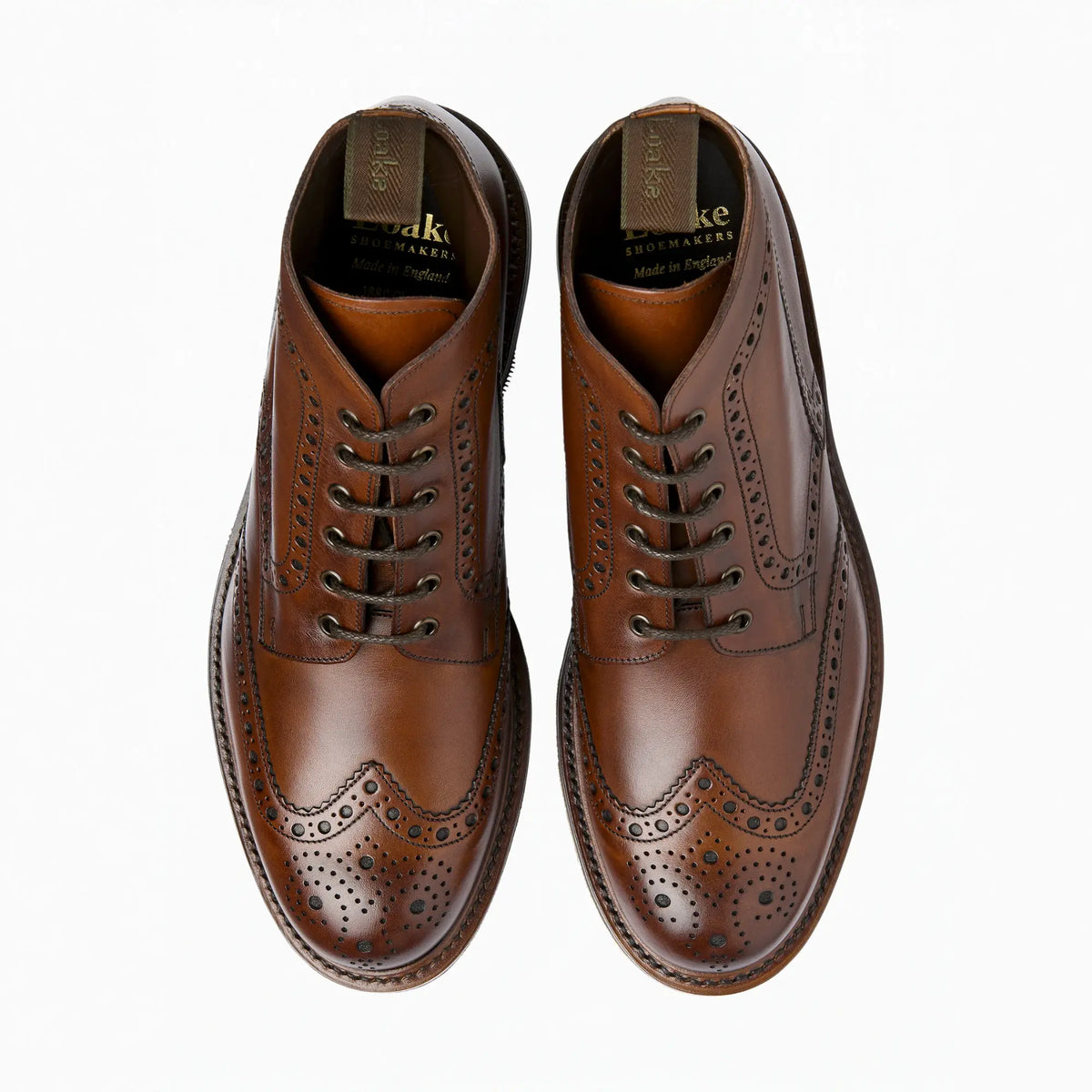 Buy Loake Bedale Mahogany Lace Up Boot | Lace-Up Bootss at Woven Durham