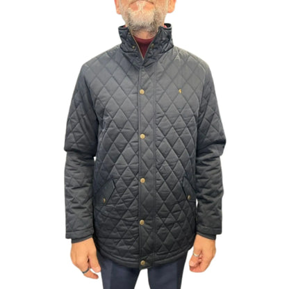 Buy Gabicci Vintage Beltram Padded Coat - Navy | Coatss at Woven Durham
