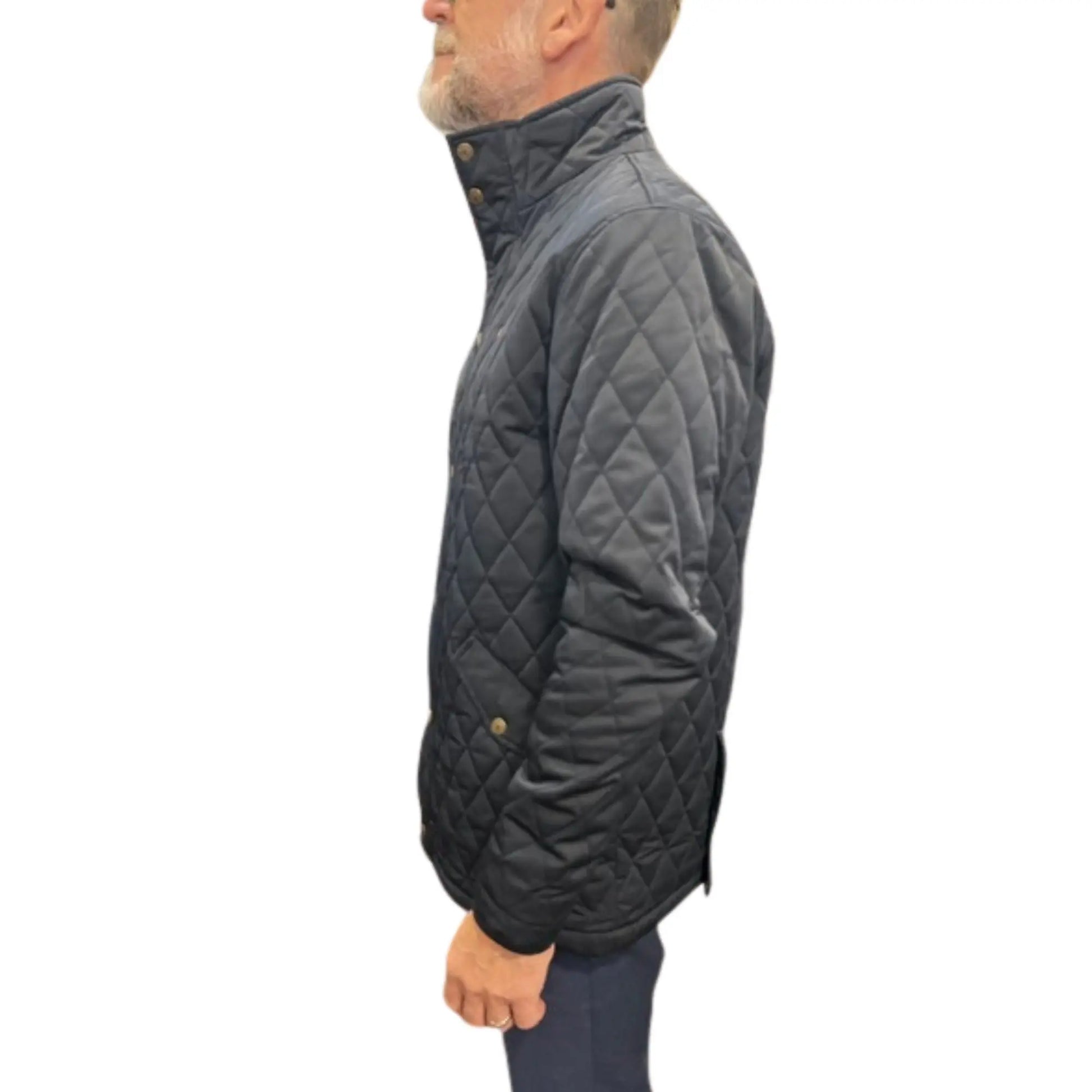 Buy Gabicci Vintage Beltram Padded Coat - Navy | Coatss at Woven Durham