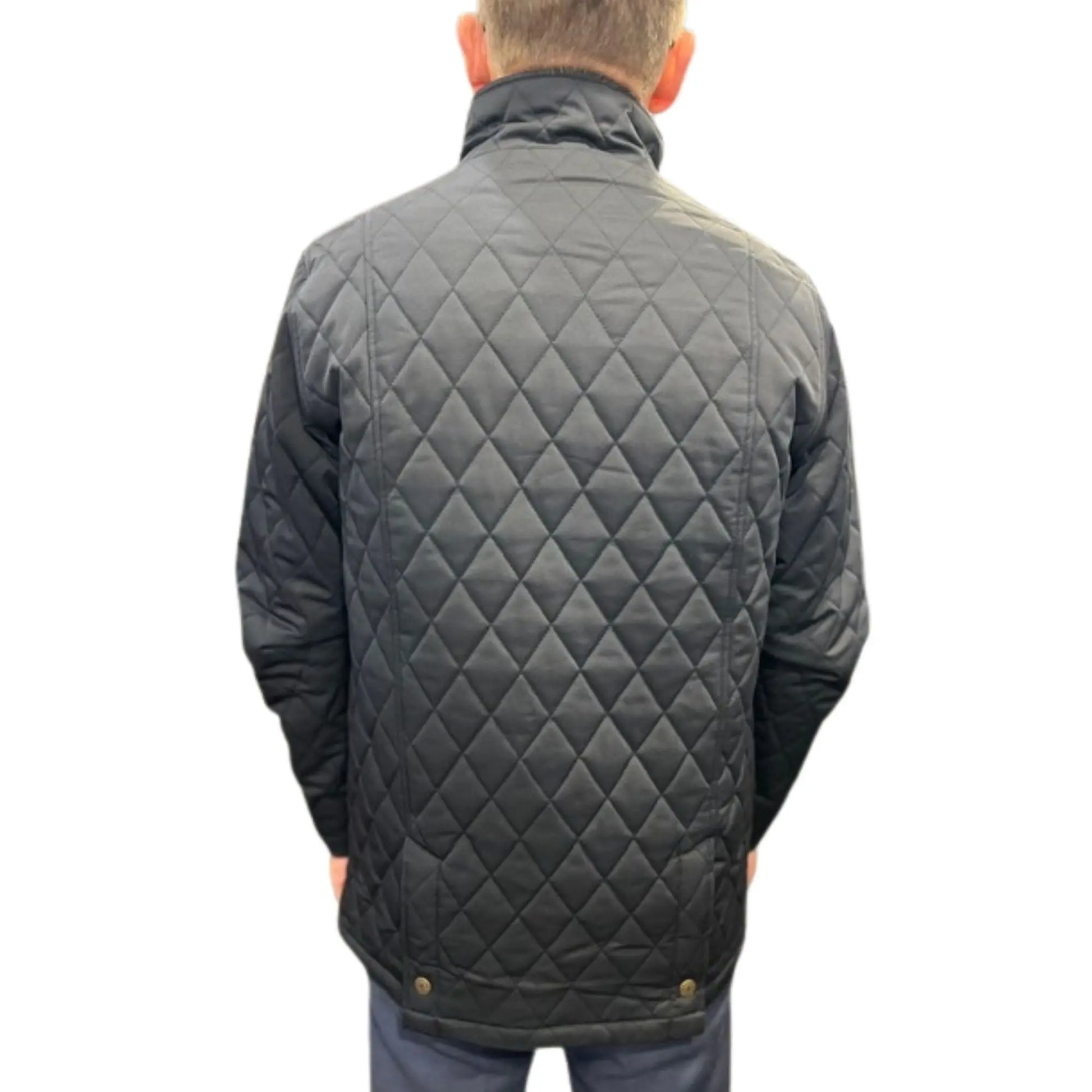 Buy Gabicci Vintage Beltram Padded Coat - Navy | Coatss at Woven Durham