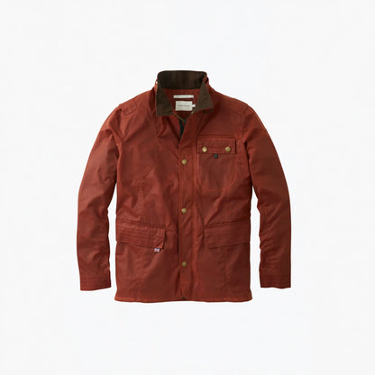 Buy Peregrine Bexley Brick Wax Jacket | Bomber Jacketss at Woven Durham