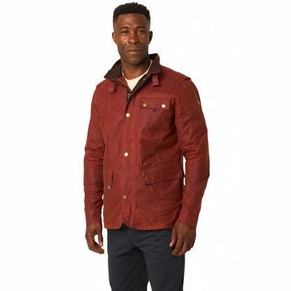 Buy Peregrine Bexley Brick Wax Jacket | Bomber Jacketss at Woven Durham