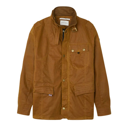 Buy Peregrine Bexley Mustard Wax Jacket | Bomber Jacketss at Woven Durham