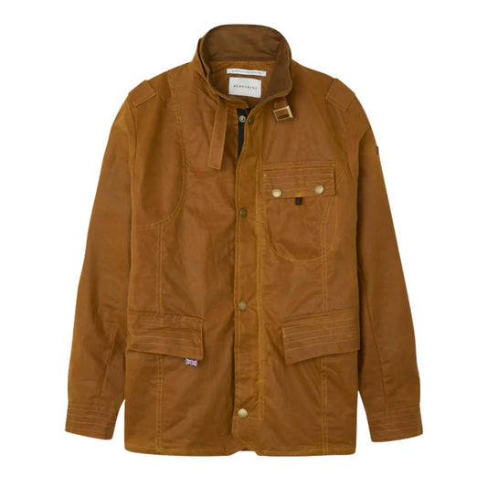 Buy Peregrine Bexley Mustard Wax Jacket | Bomber Jacketss at Woven Durham