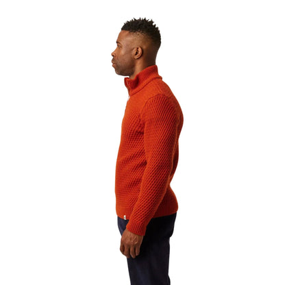 Buy Peregrine Birchall Quarter-Zip Jumper - Orange | Zip-Up Jumperss at Woven Durham
