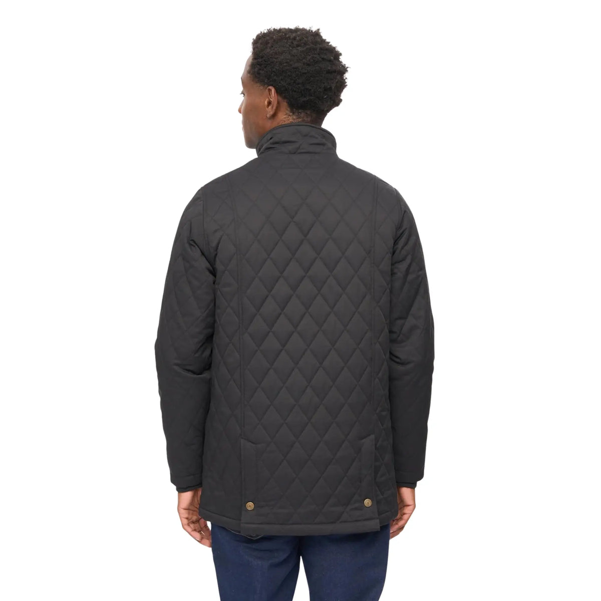 Buy Gabicci Vintage Black Beltram Padded Coat | Coatss at Woven Durham