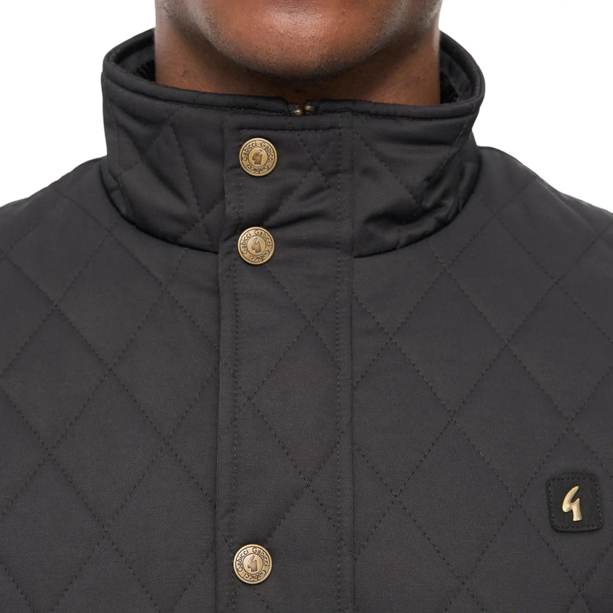 Buy Gabicci Vintage Black Beltram Padded Coat | Coatss at Woven Durham