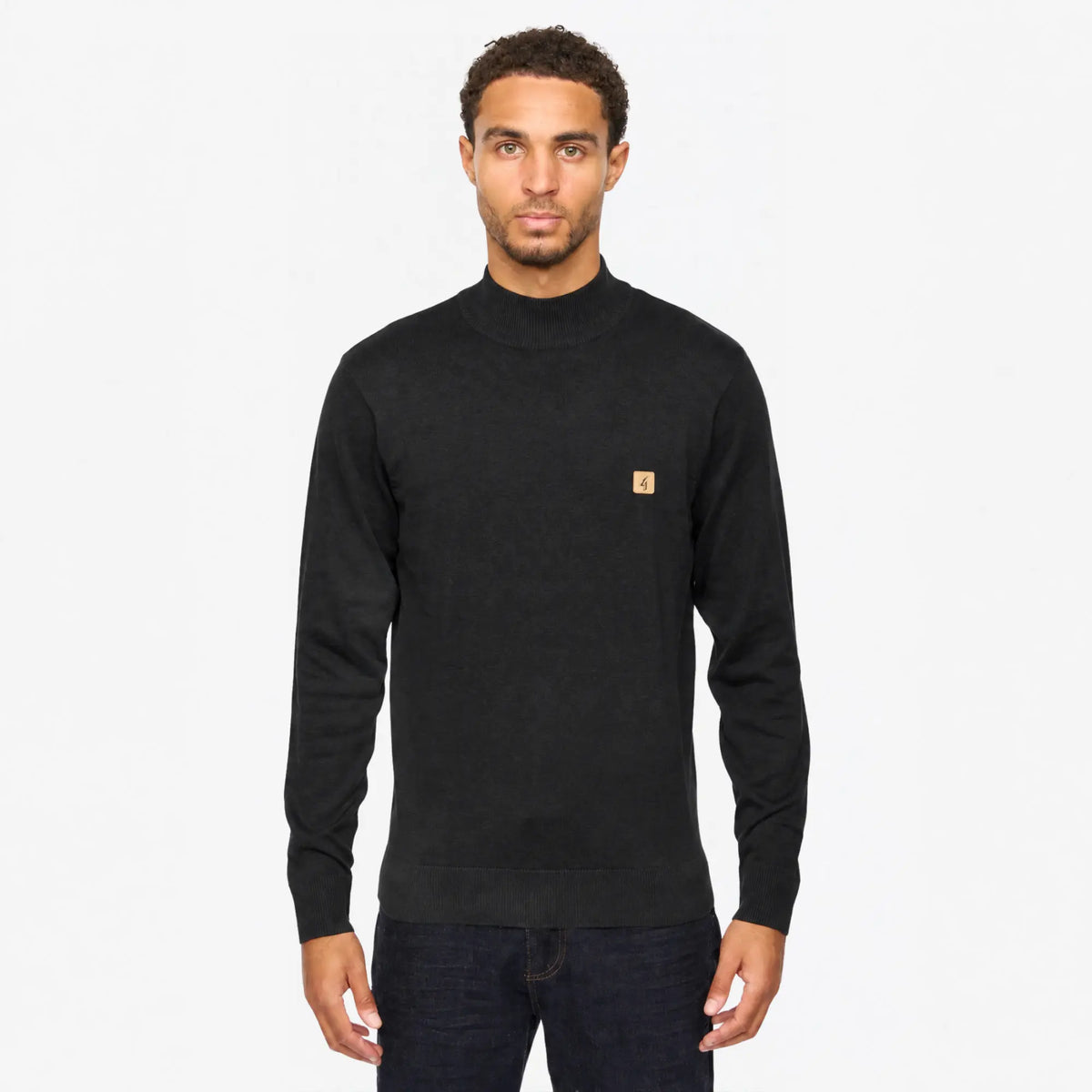 Buy Gabicci Vintage Black Duke Turtle Neck Jumper | Turtle-Neck Jumpers at Woven Durham
