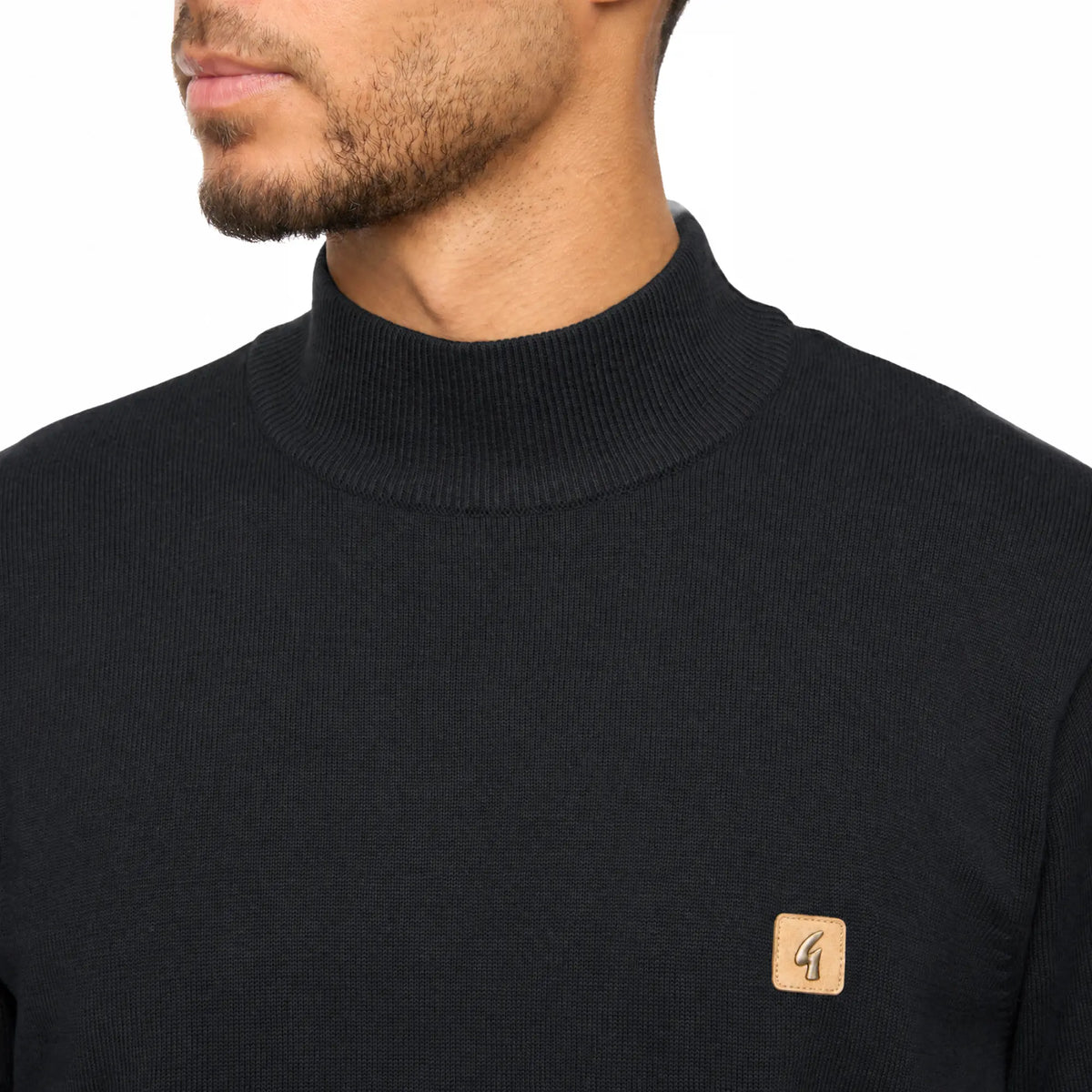 Buy Gabicci Vintage Black Duke Turtle Neck Jumper | Turtle-Neck Jumpers at Woven Durham