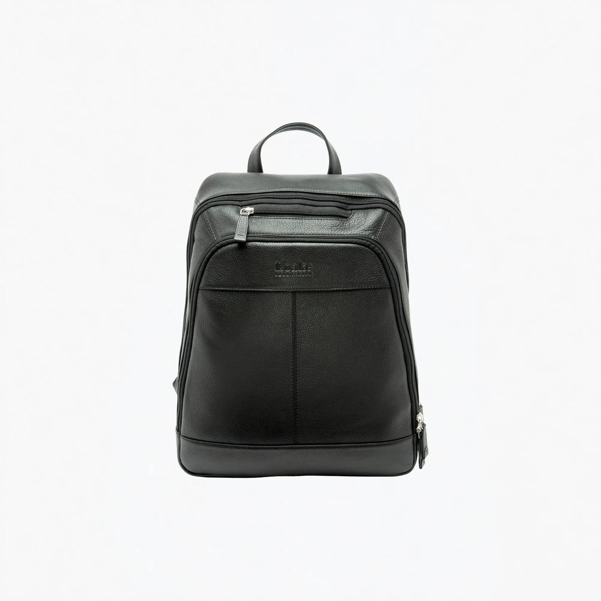 Buy Loake Black Waterloo Leather Rucksack | Backpacks at Woven Durham