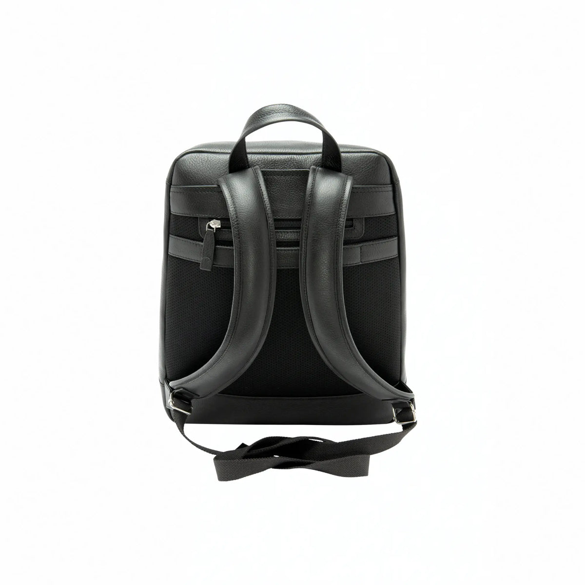 Buy Loake Black Waterloo Leather Rucksack | Backpacks at Woven Durham