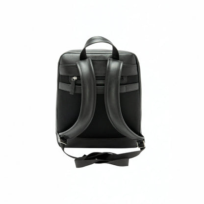 Buy Loake Black Waterloo Leather Rucksack | Backpacks at Woven Durham