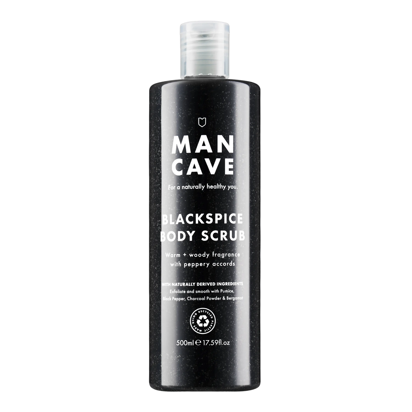 Buy ManCave Blackspice Body Scrub 500ml, Mens Shower Gel, Mens Gifts | s at Woven Durham
