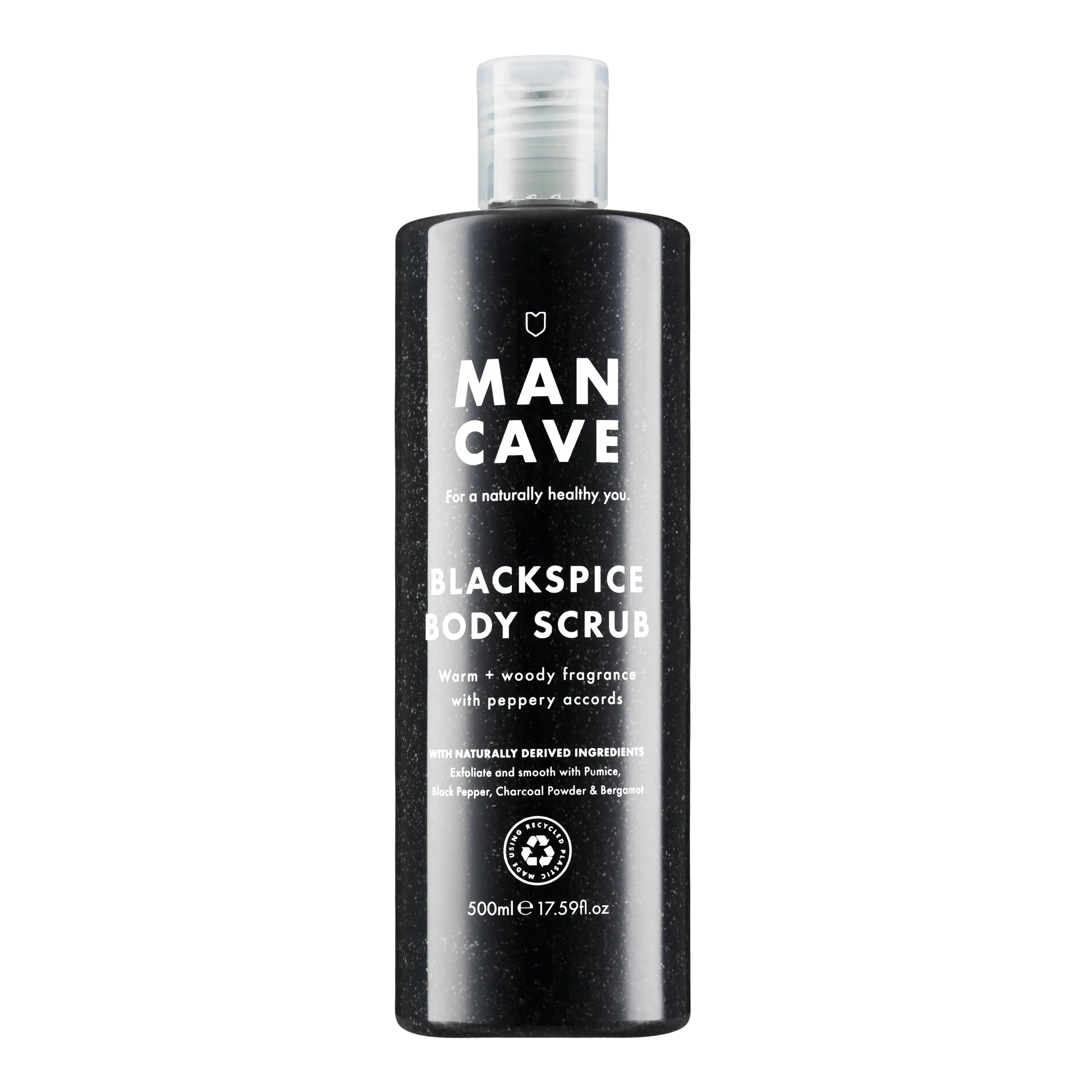 Buy ManCave Blackspice Body Scrub 500ml, Mens Shower Gel, Mens Gifts | s at Woven Durham