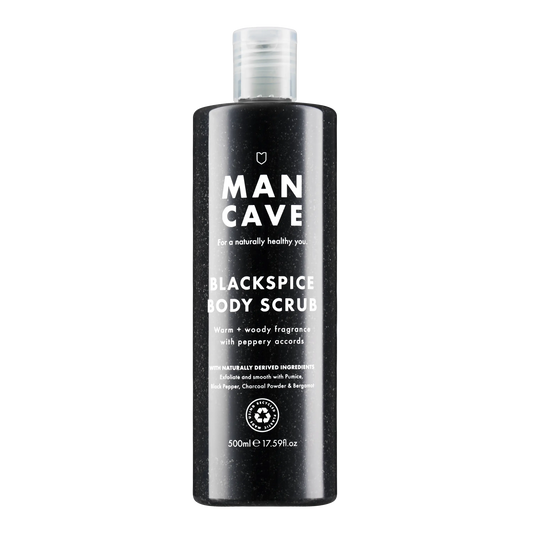 Buy ManCave Blackspice Body Scrub 500ml, Mens Shower Gel, Mens Gifts | s at Woven Durham