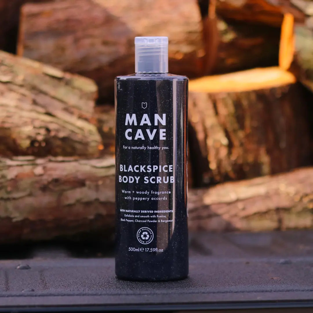 Buy ManCave Blackspice Body Scrub 500ml, Mens Shower Gel, Mens Gifts | s at Woven Durham