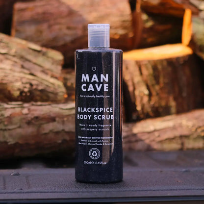 Buy ManCave Blackspice Body Scrub 500ml, Mens Shower Gel, Mens Gifts | s at Woven Durham