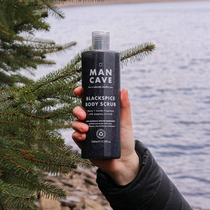 Buy ManCave Blackspice Body Scrub 500ml, Mens Shower Gel, Mens Gifts | s at Woven Durham