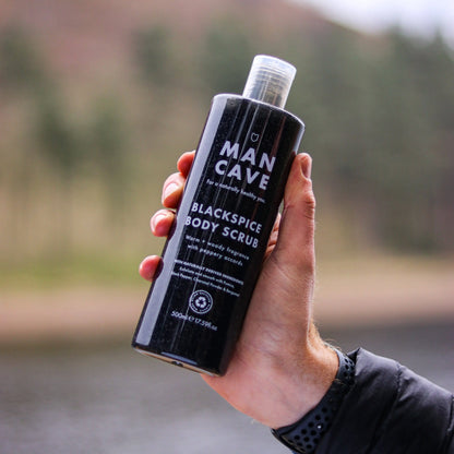 Buy ManCave Blackspice Body Scrub 500ml, Mens Shower Gel, Mens Gifts | s at Woven Durham