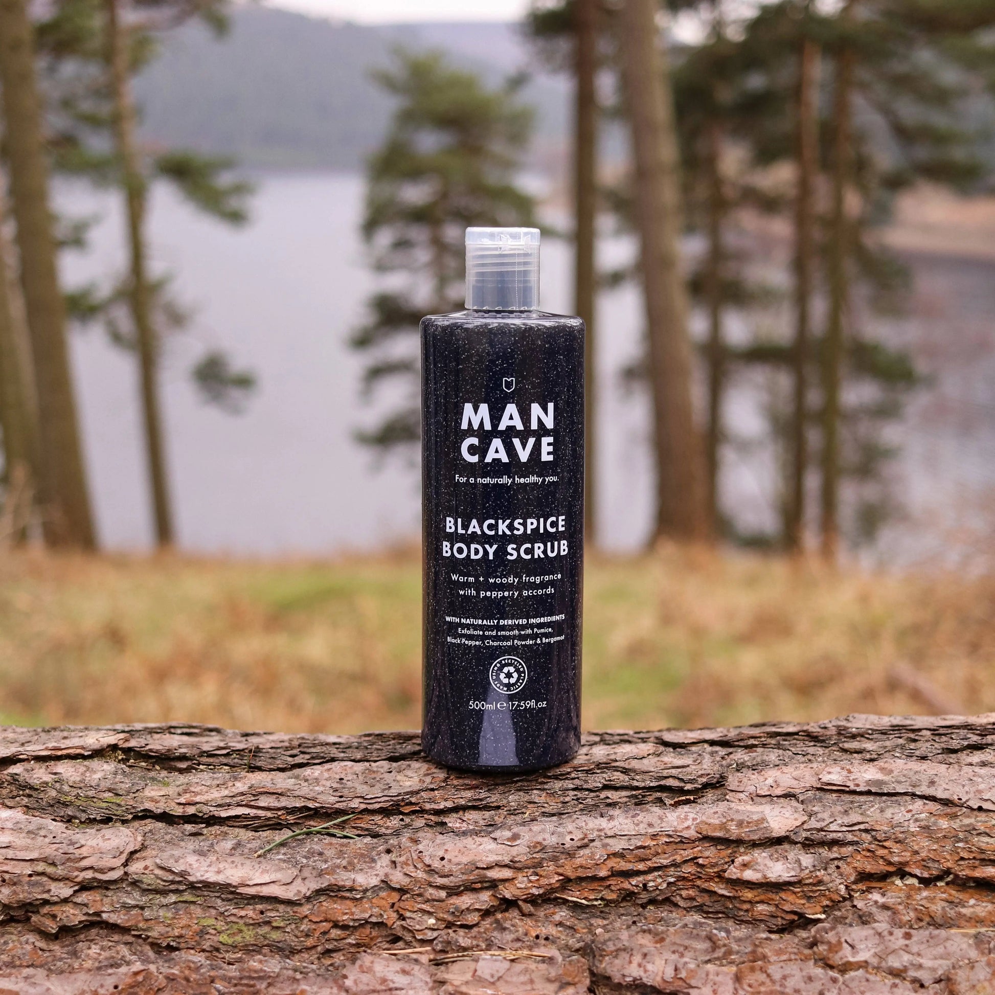 Buy ManCave Blackspice Body Scrub 500ml, Mens Shower Gel, Mens Gifts | s at Woven Durham