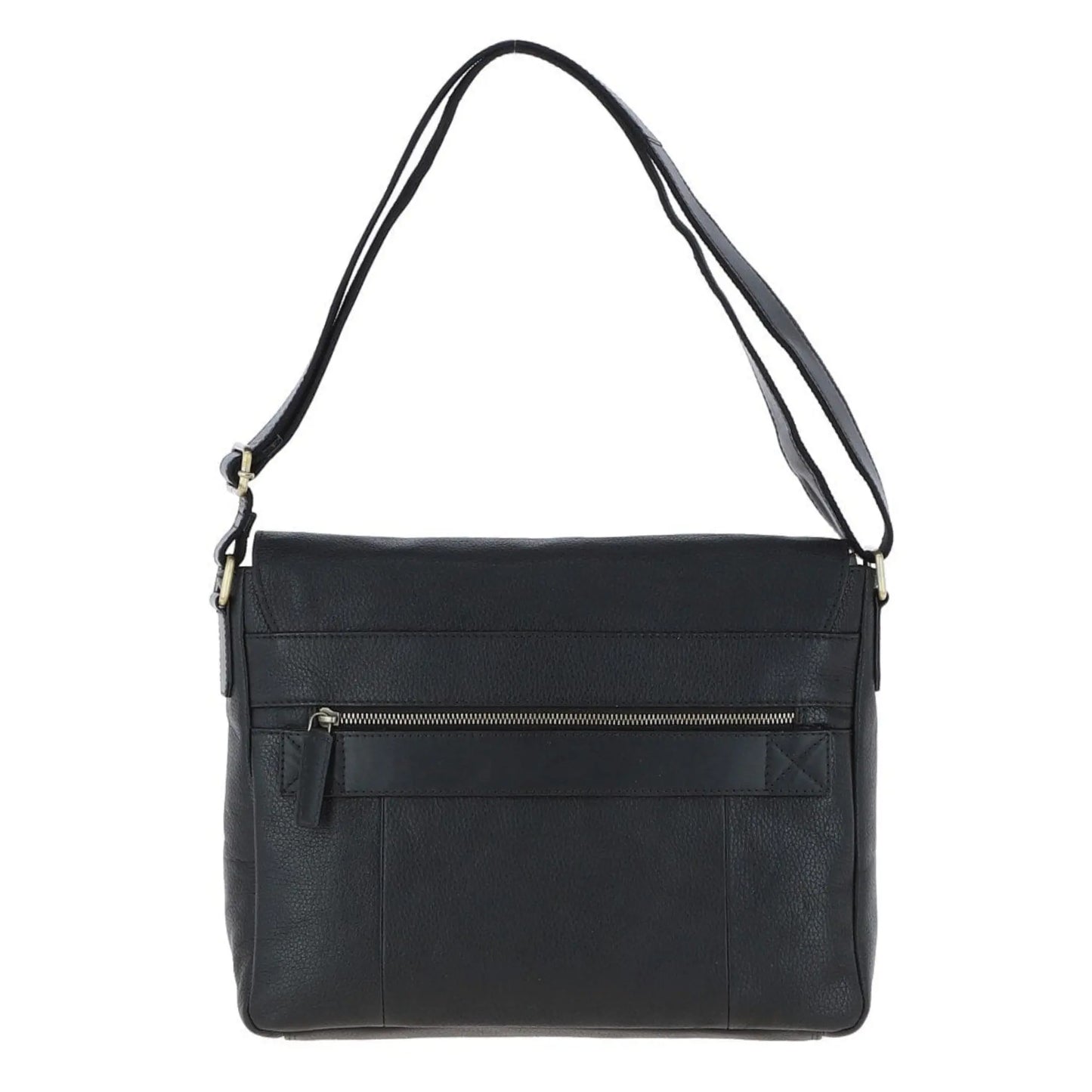 Buy Gabicci Vintage Blake Leather Laptop Bag - Black | Wash Bags at Woven Durham