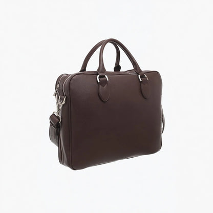 Buy Bessie London Bobby Coffee Soft Briefcase | Briefcases at Woven Durham