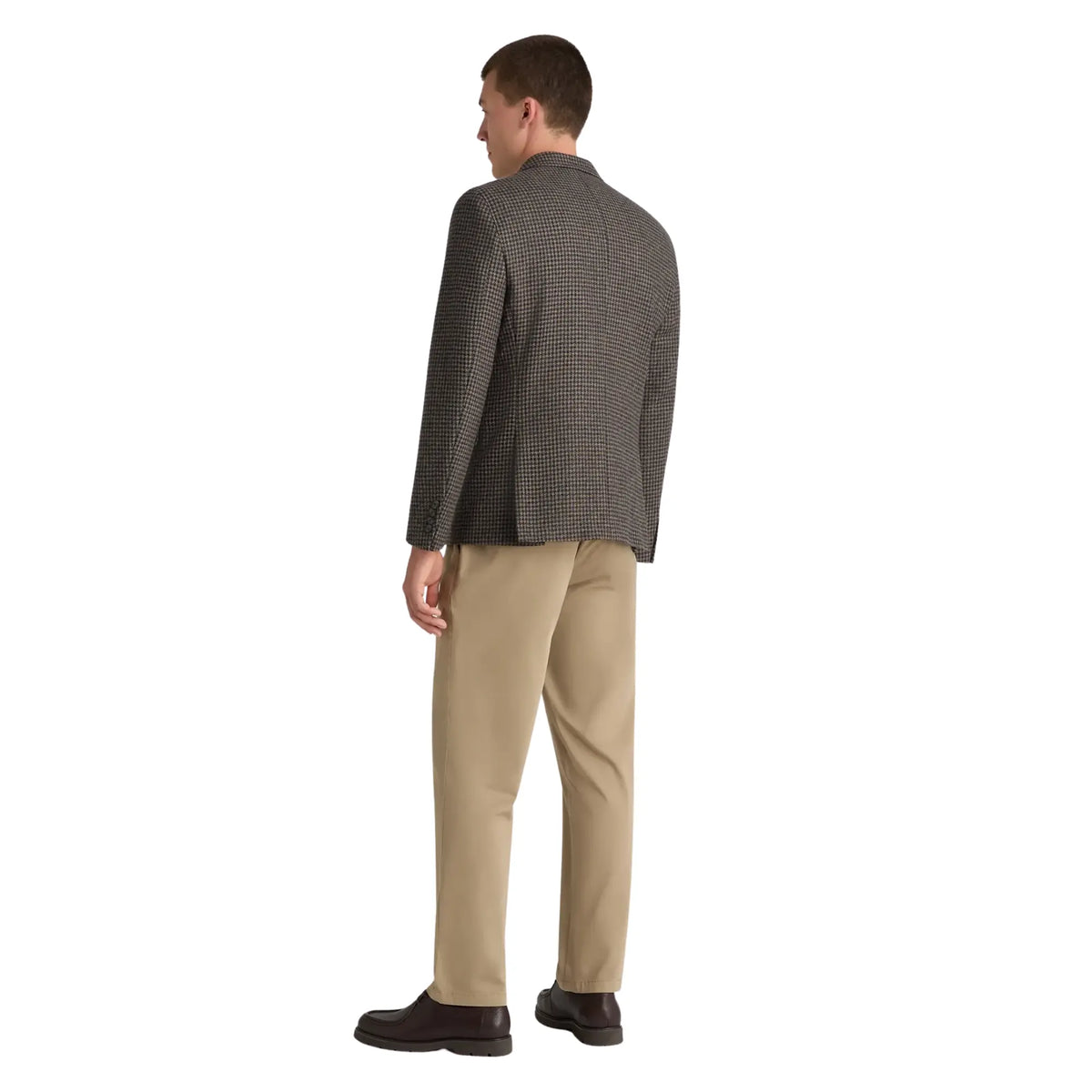 Buy Remus Uomo Brown Houndstooth Alto Blazer | Blazerss at Woven Durham