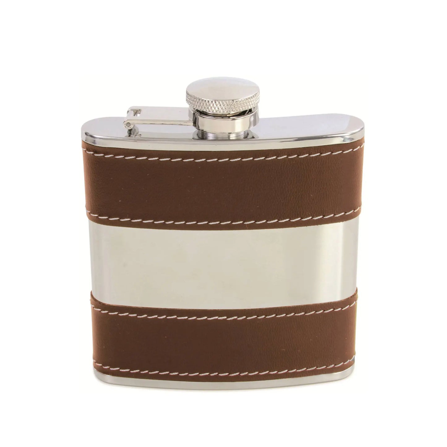 Buy Dalaco Brown & Stainless Steel Hip Flask | Hip Flaskss at Woven Durham