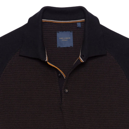 Buy Guide London Long-Sleeve Polo - Black/Brown (Copy) | Long-Sleeved Polo Shirtss at Woven Durham