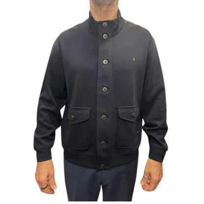 Buy Gabicci Vintage Button Through Jacket - Navy | Bomber Jacketss at Woven Durham