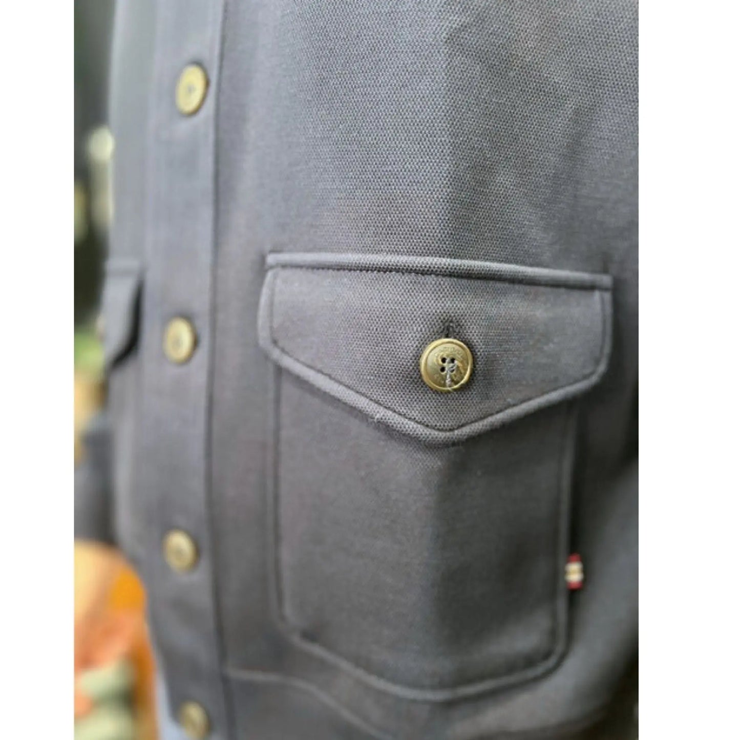 Buy Gabicci Vintage Button Through Jacket - Navy | Bomber Jacketss at Woven Durham