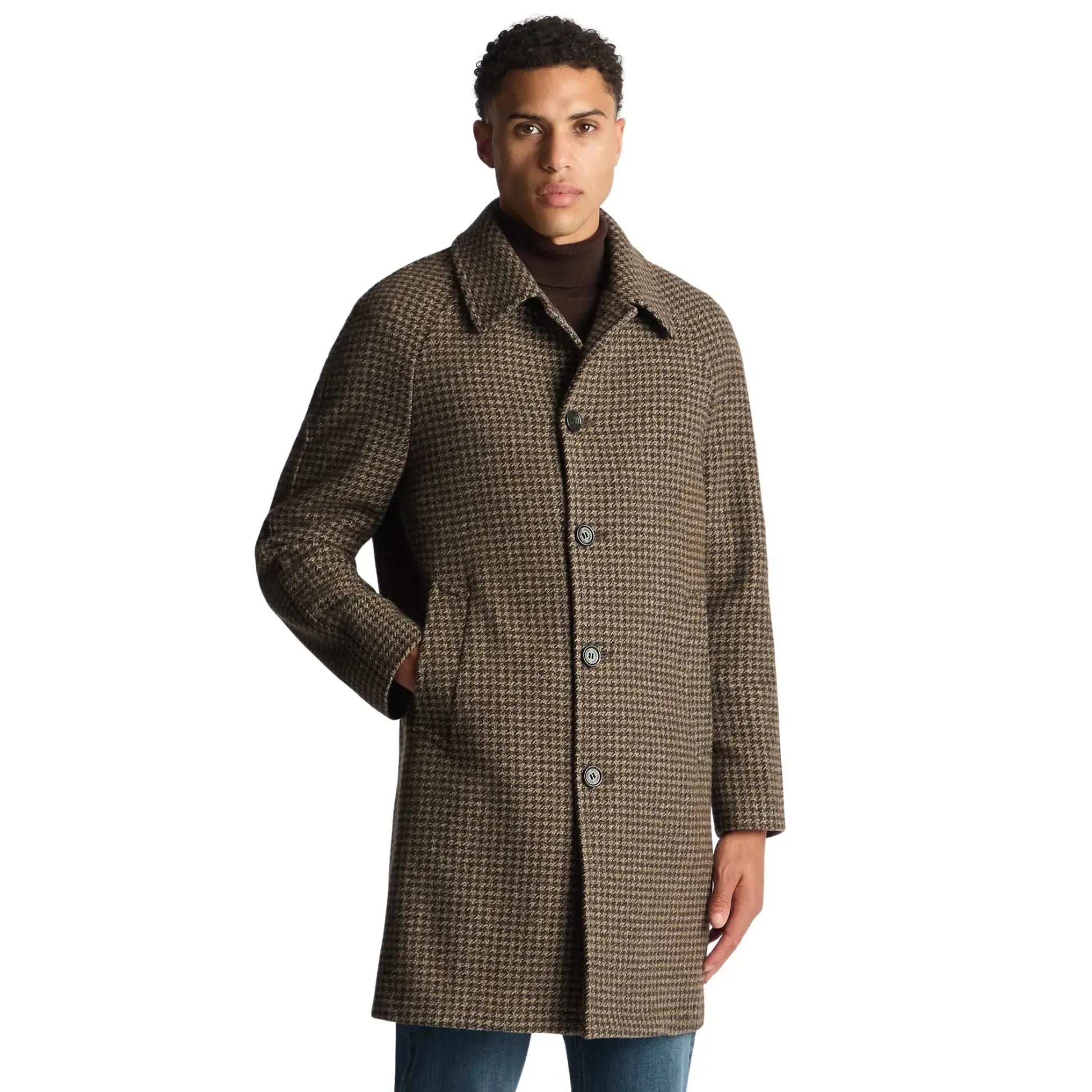 Buy Remus Uomo Callum Taupe Tailored Coat | Overcoatss at Woven Durham