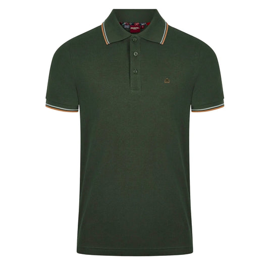 Buy Merc London Card Polo Shirt - Khaki | Short-Sleeved Polo Shirtss at Woven Durham