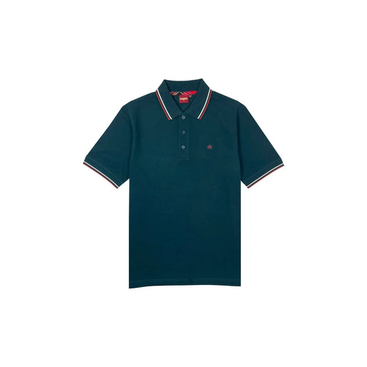Buy Merc London Card Polo Shirt - Teal | Short-Sleeved Polo Shirtss at Woven Durham