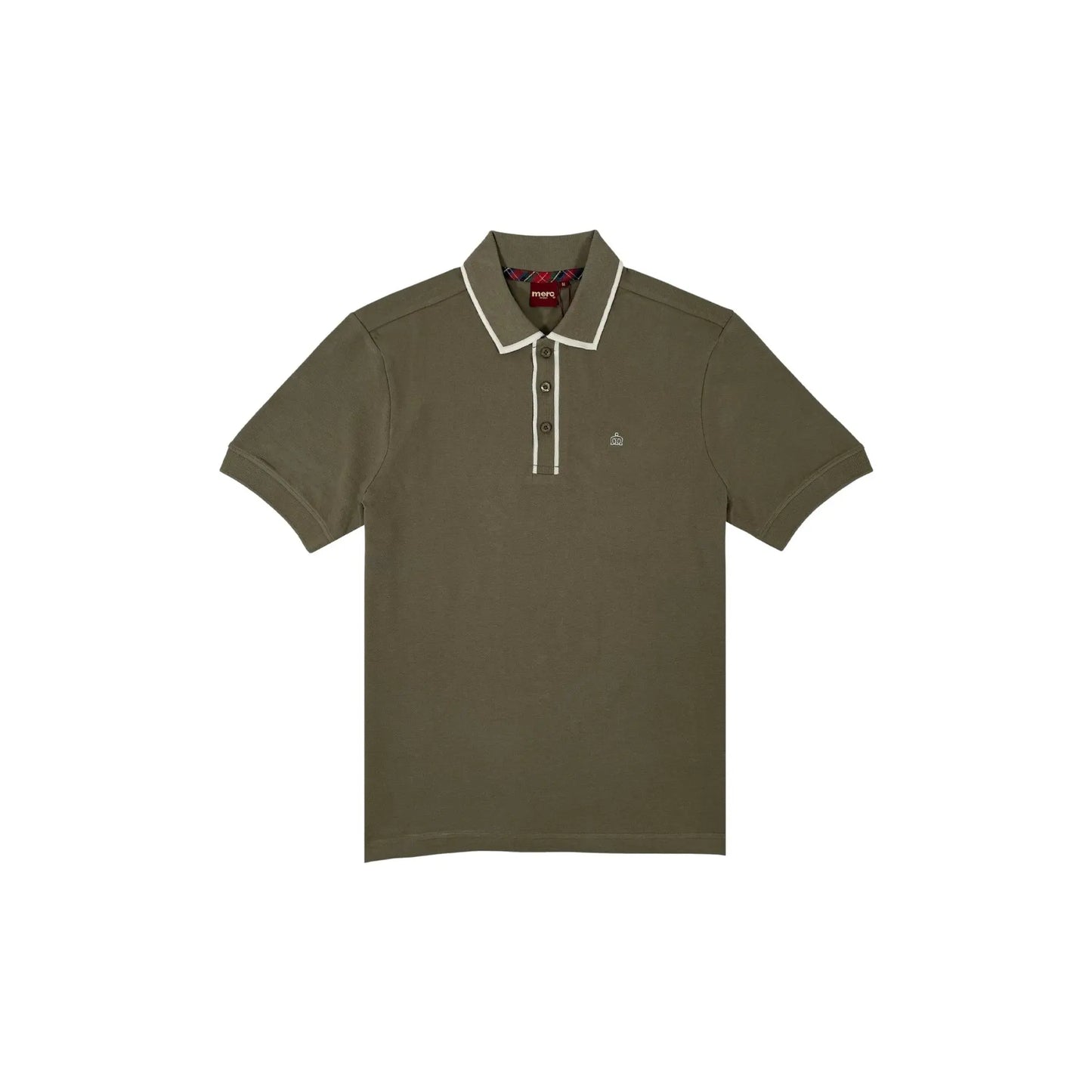 Buy Merc London Caryl Polo - Khaki | Short-Sleeved Polo Shirtss at Woven Durham