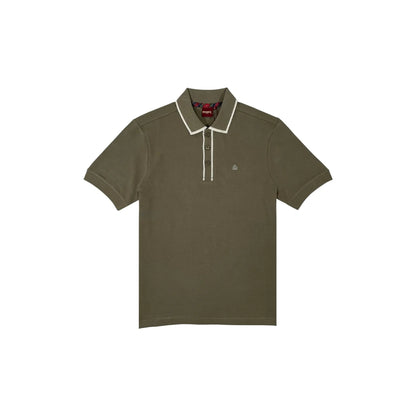 Buy Merc London Caryl Polo - Khaki | Short-Sleeved Polo Shirtss at Woven Durham