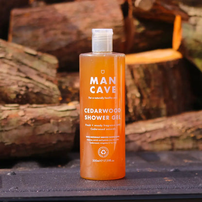 Buy ManCave Cedarwood Shower Gel 500ml, Mens Shower Gel, Fathers Day | s at Woven Durham