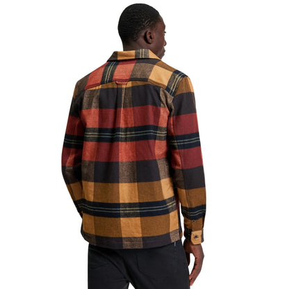 Buy Ben Sherman Check Overshirt in Burnt Orange | Overshirtss at Woven Durham
