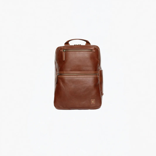 Buy Gabicci Vintage Chesnut Jordan Leather Rucksack | Backpacks at Woven Durham