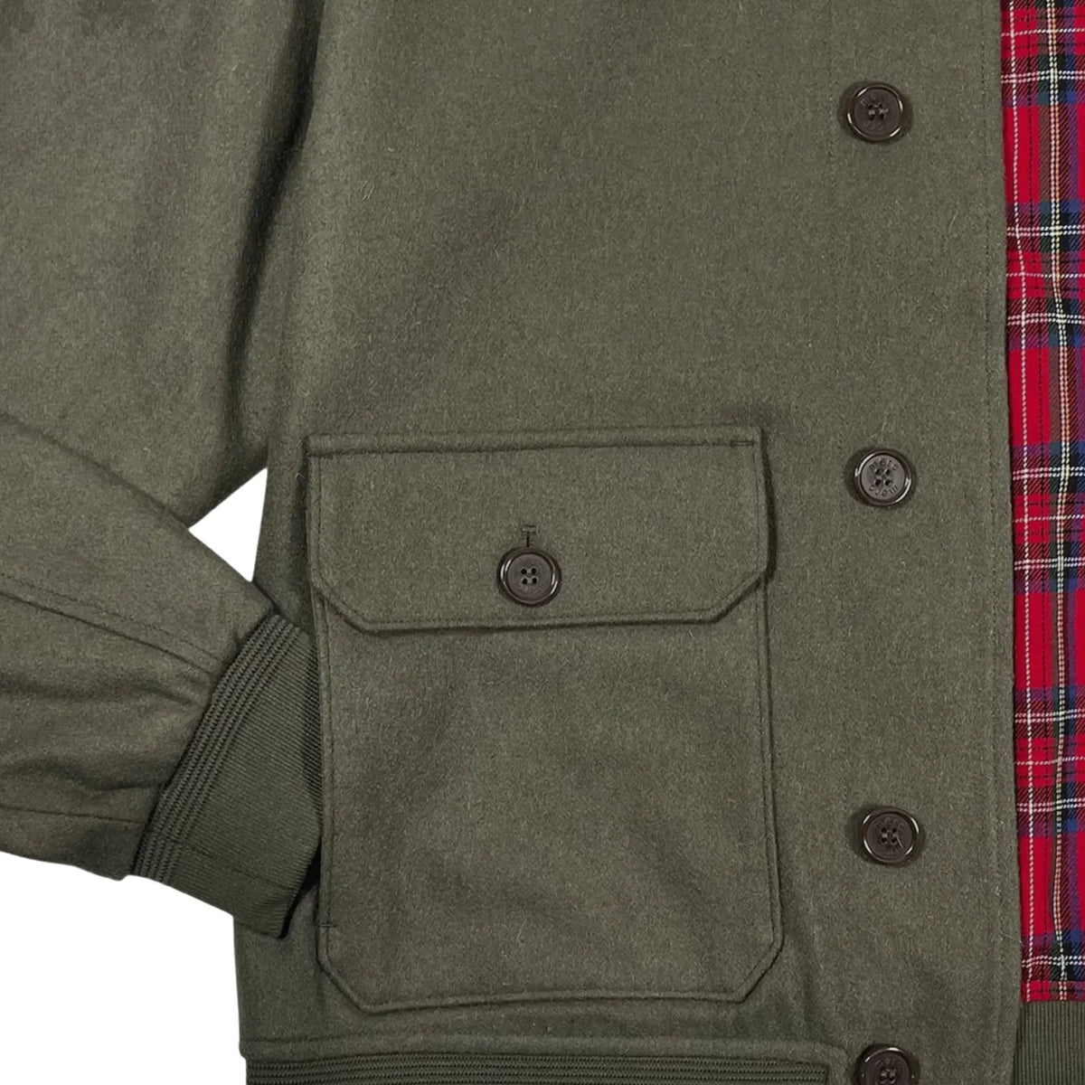 Buy Merc London Cliff Khaki Bomber Jacket | Harrington Jacketss at Woven Durham