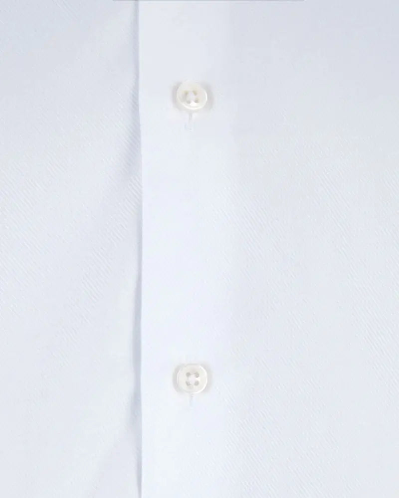 Buy Marnelli Sartoria Cotton Twill Shirt - White | Long-Sleeved Shirtss at Woven Durham