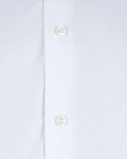 Buy Marnelli Sartoria Cotton Twill Shirt - White | Long-Sleeved Shirtss at Woven Durham