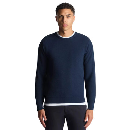 Buy Remus Uomo Crew Neck Jumper - Dark Blue | Crew-Neck Jumperss at Woven Durham