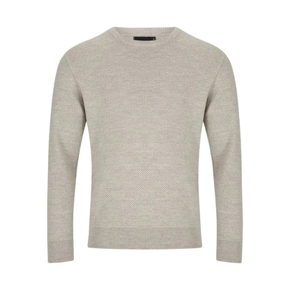 Buy Remus Uomo Crew Neck Knitted Sweater - Stone | Crew-Neck Jumperss at Woven Durham