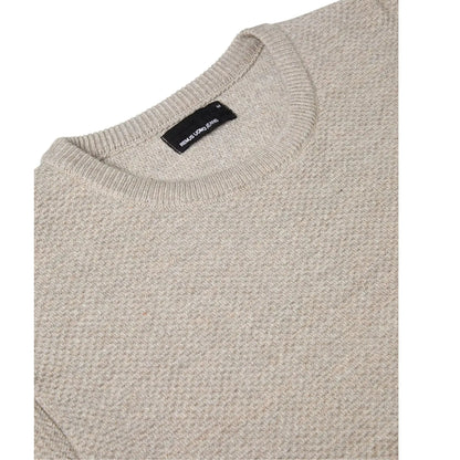 Buy Remus Uomo Crew Neck Knitted Sweater - Stone | Crew-Neck Jumperss at Woven Durham