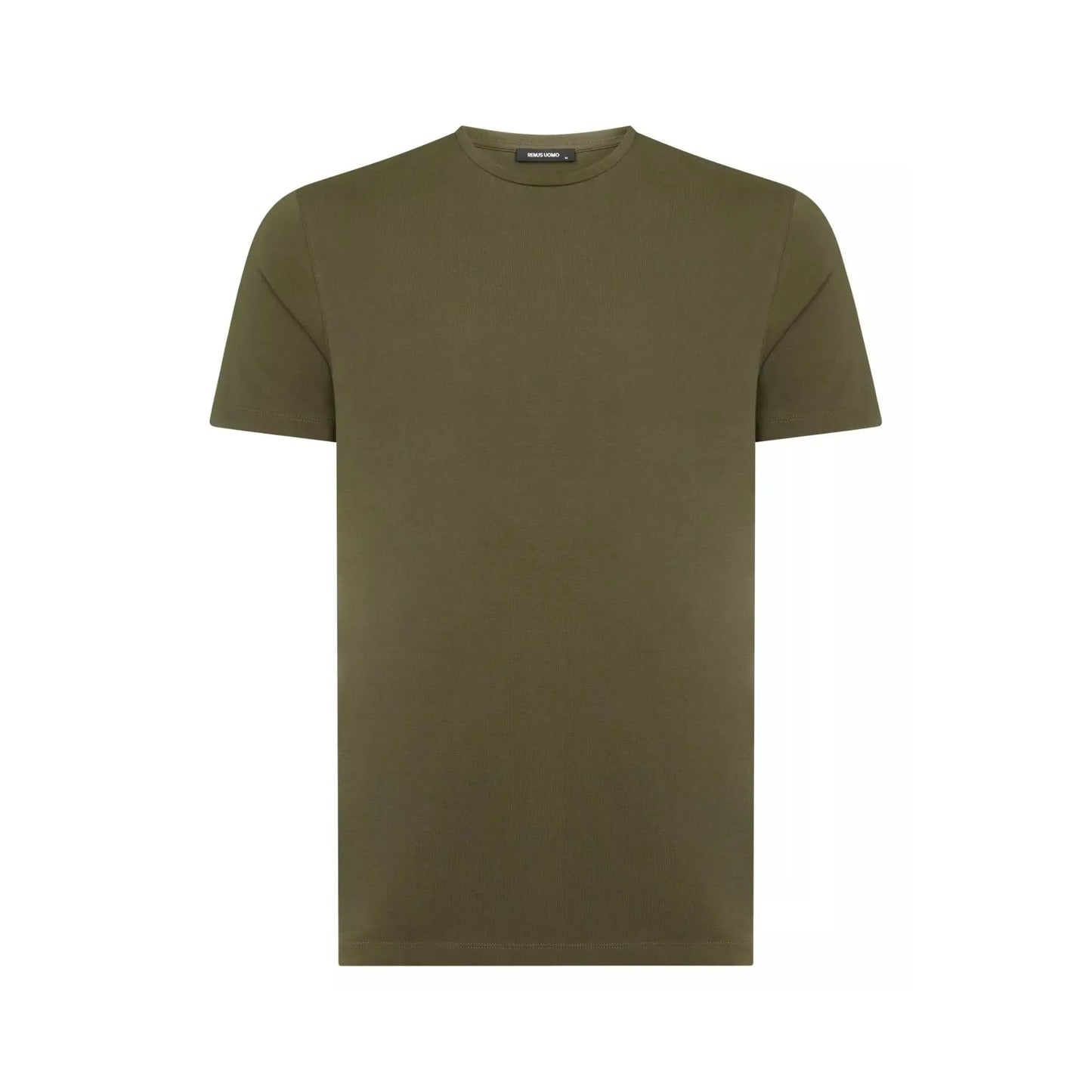 Buy Remus Uomo Crew Neck Stretch T-Shirt - Dark Green | T-Shirtss at Woven Durham