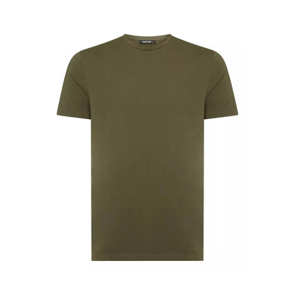 Buy Remus Uomo Crew Neck Stretch T-Shirt - Dark Green | T-Shirtss at Woven Durham