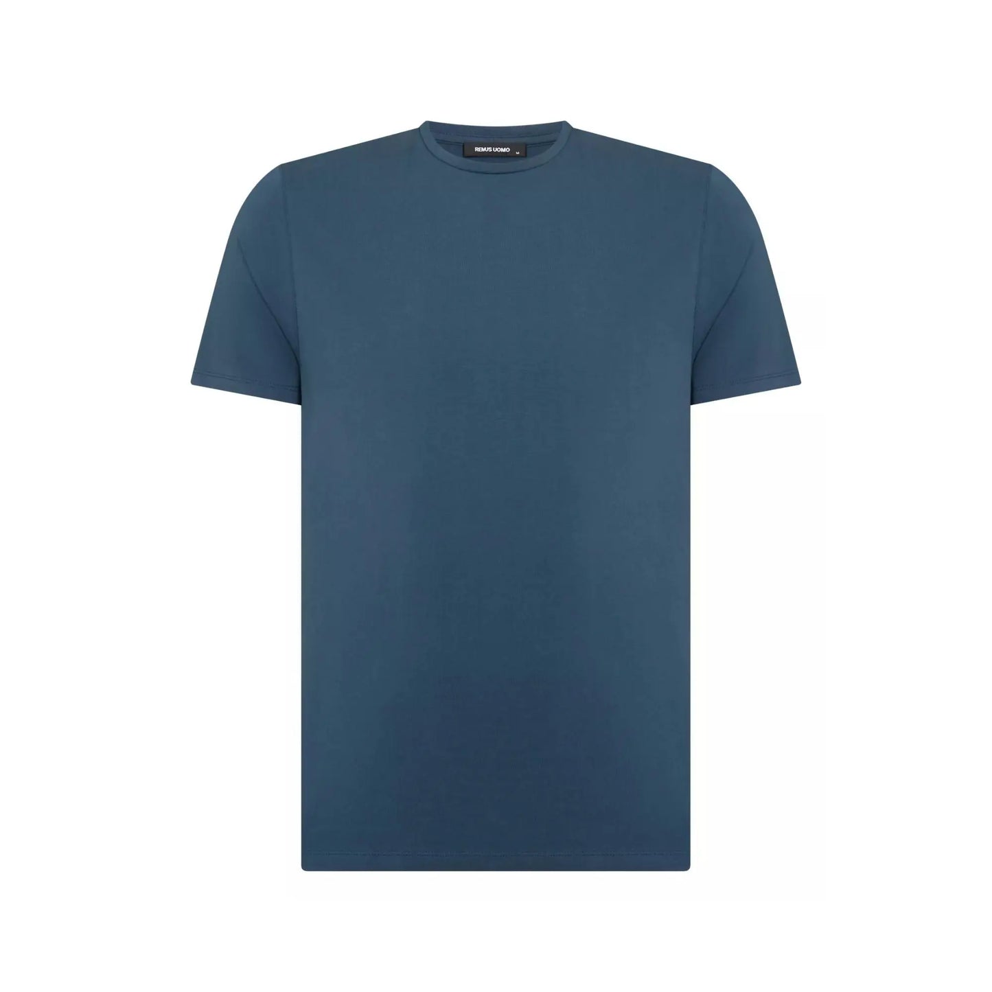 Buy Remus Uomo Crew Neck Stretch T-Shirt - Petrol Blue | T-Shirtss at Woven Durham