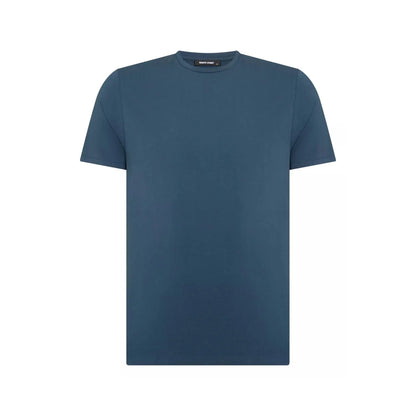 Buy Remus Uomo Crew Neck Stretch T-Shirt - Petrol Blue | T-Shirtss at Woven Durham