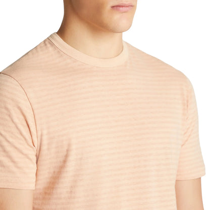 Buy Remus Uomo Crew Neck Stripe T-Shirt - Pink | T-Shirtss at Woven Durham